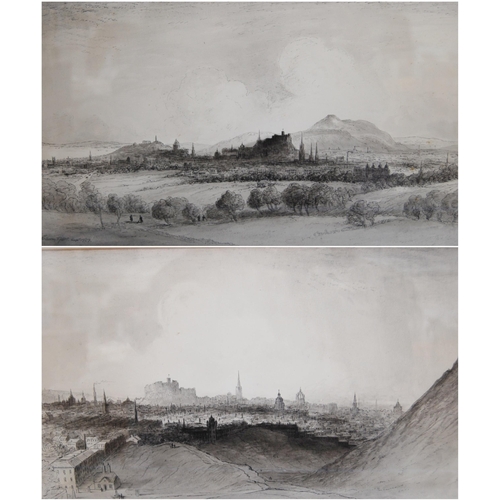 353 - William Miller (Scottish)'Edinburgh from Corstophine Hill' and 'Edinburgh from Samson's Hills, King'... 