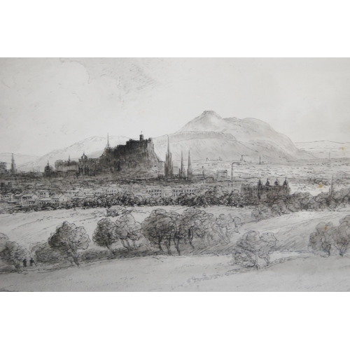 353 - William Miller (Scottish)'Edinburgh from Corstophine Hill' and 'Edinburgh from Samson's Hills, King'... 