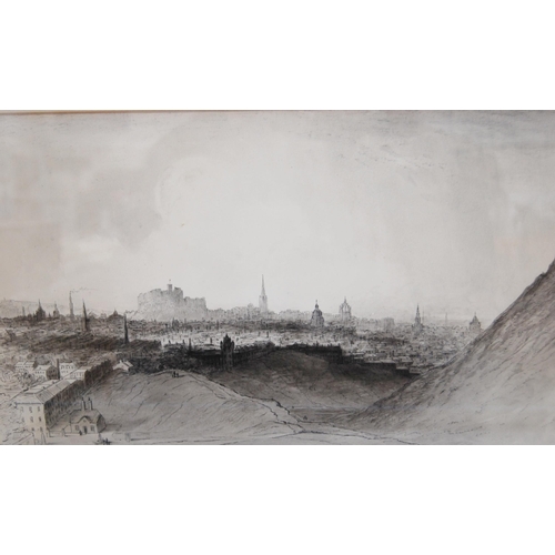 353 - William Miller (Scottish)'Edinburgh from Corstophine Hill' and 'Edinburgh from Samson's Hills, King'... 