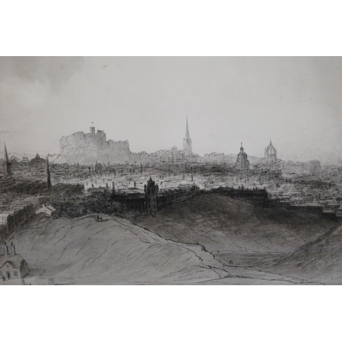 353 - William Miller (Scottish)'Edinburgh from Corstophine Hill' and 'Edinburgh from Samson's Hills, King'... 