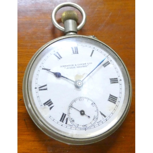 474 - Johnston and Court Ltd, vintage pocket watch.