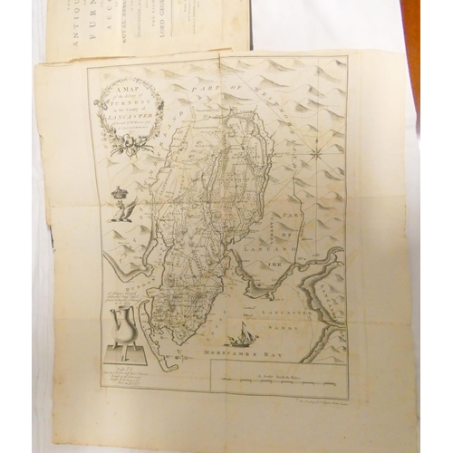 154 - (WEST THOMAS).  The Antiquities of Furness. Fldg. eng. map, fldg. eng. plan (torn at folds), fldg. e... 