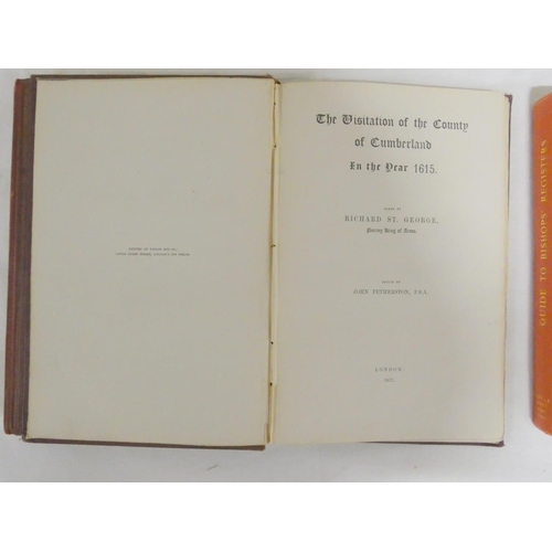 157 - FOSTER JOSEPH (Ed).  Heralds' Visitations of Cumberland & Westmorland, 1615 & 1666... 