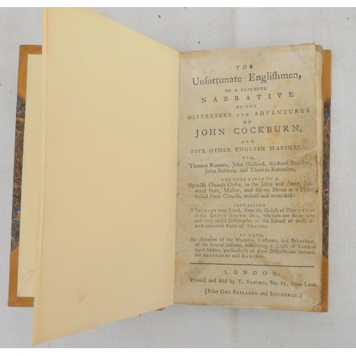 273 - COCKBURN JOHN.  The Unfortunate Englishmen, or A Faithful Narrative of the Distresses &... 