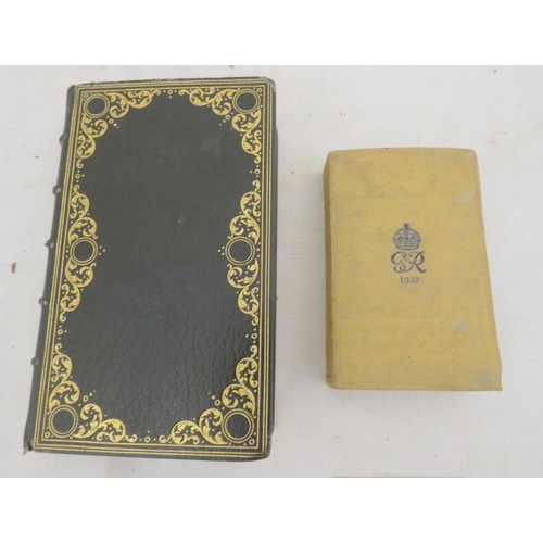 279 - Book of Common Prayer.  32mo. Bound with Hymns Ancient & Modern in handsome dark moroc... 