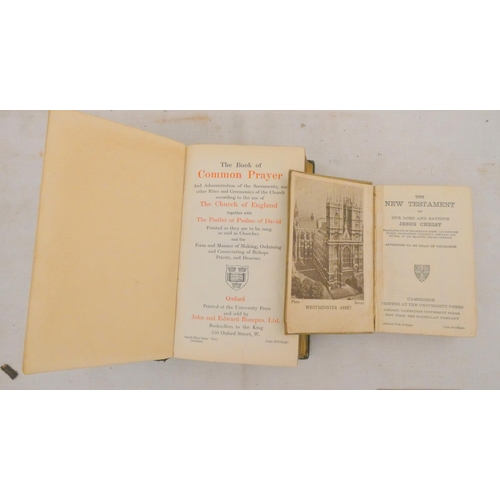 279 - Book of Common Prayer.  32mo. Bound with Hymns Ancient & Modern in handsome dark moroc... 