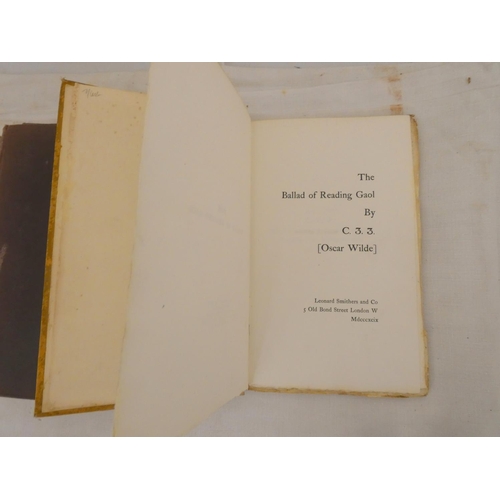 280 - KIPLING RUDYARD.  Soldiers Three, 3rd ed. and Wee Willie Winkie, 5th ed. Cloth, nice copies. Wheeler... 