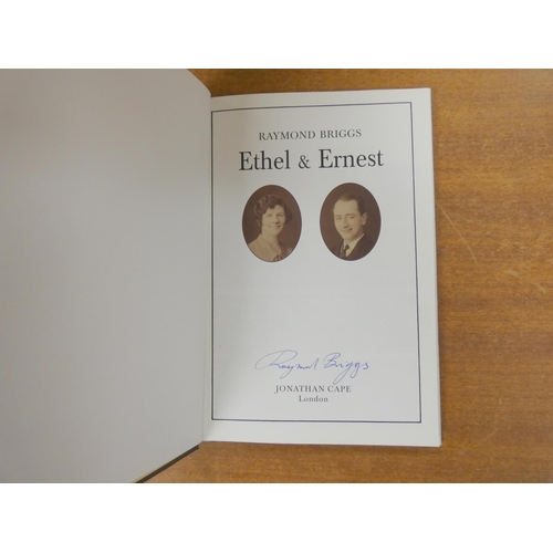 11 - BRIGGS RAYMOND.  Ethel & Ernest, A True Story. Signed by the author to the title. Illu... 