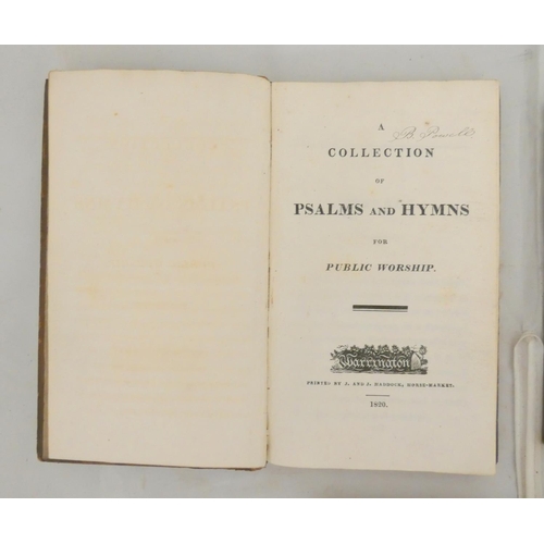 25 - BIDDULPH T. T.  Portions of the Psalms of David along with A Selection of Hymns. Calf. Bristol, 1802... 