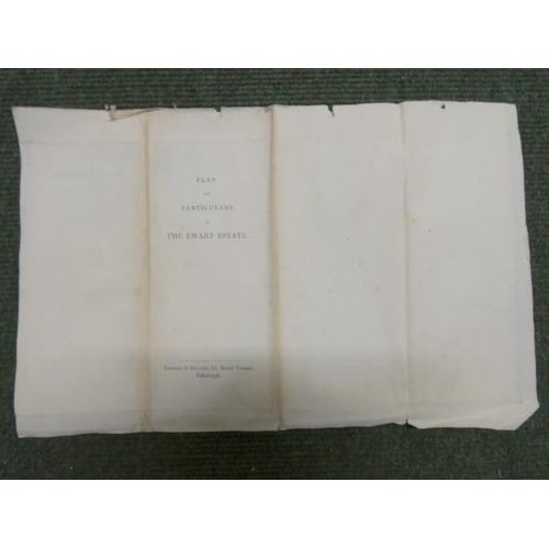 75 - Documents - Ephemera - Northumberland.  1839. Sale particulars of the Ewart Estate, Doddin... 