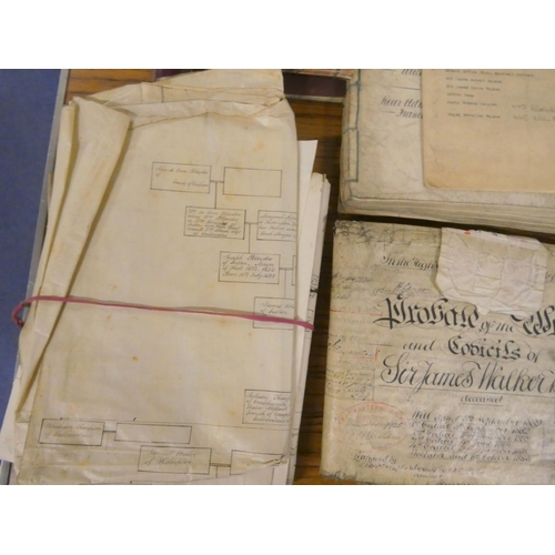 92 - Documents - Ephemera - Yorkshire - Sand Hutton Estate, The Walker Family & Sir Robert Walker.&nb... 