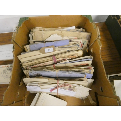 93 - Postal History - Blackburn.  Lancashire lawyer's attic clearance. 19th-mid 20th century la... 