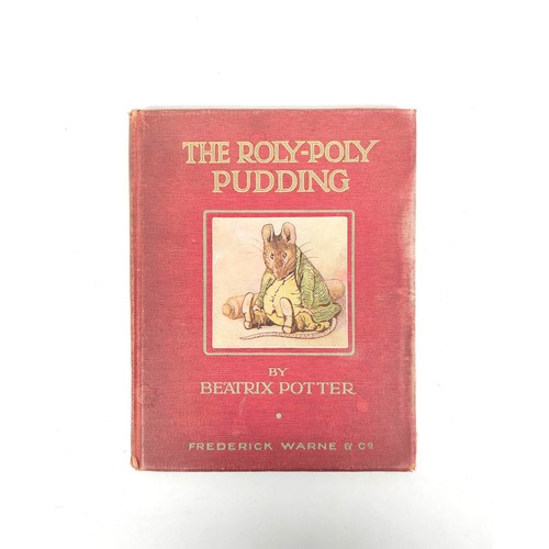 99 - POTTER BEATRIX.  The Roly-Poly Pudding. Illus. Complete but in poor cond., damp staining & tendi... 