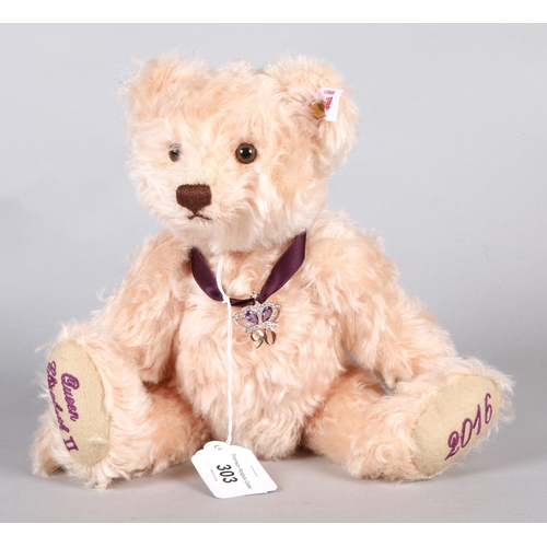 303 - Steiff Queen Elizabeth II 90th birthday bear