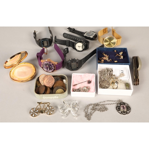 307 - Costume jewellery to include watches, necklaces, earrings, etc