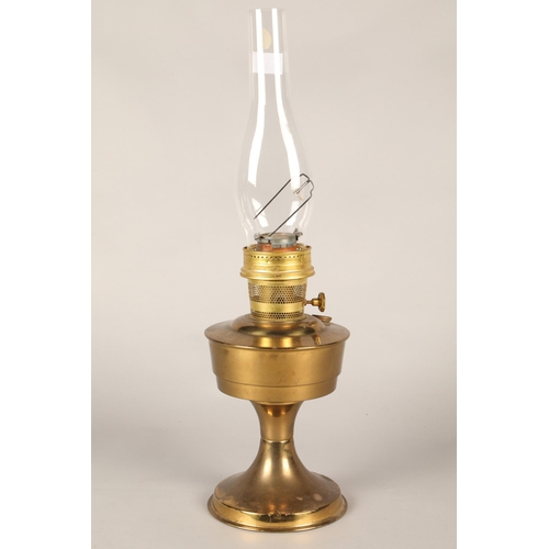 316 - Brass oil lamp