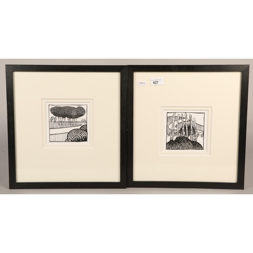 427 - Eight various prints in contemporary frames, (8) 36 x 49 cm each