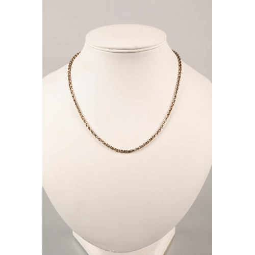 71 - 9 ct gold chain, 8 grams, 44 cm long