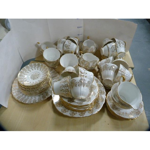 140 - Royal Malvern part bone china tea set and another part tea set, similar.