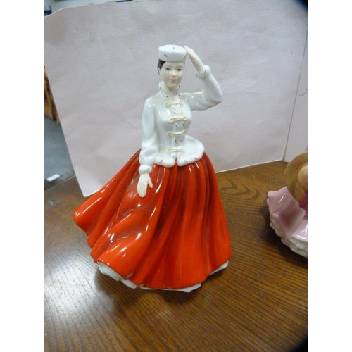 157 - Four Royal Doulton figures to include 'Rosie' HN 4094, 'Elaine', 'Gail' and 'Karen', all boxed. ... 