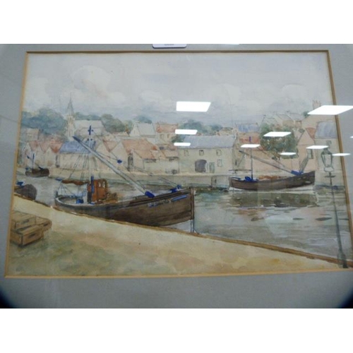 249 - In the Manner of William Miles JohnstonFishing boatsUnsigned, watercolour.... 