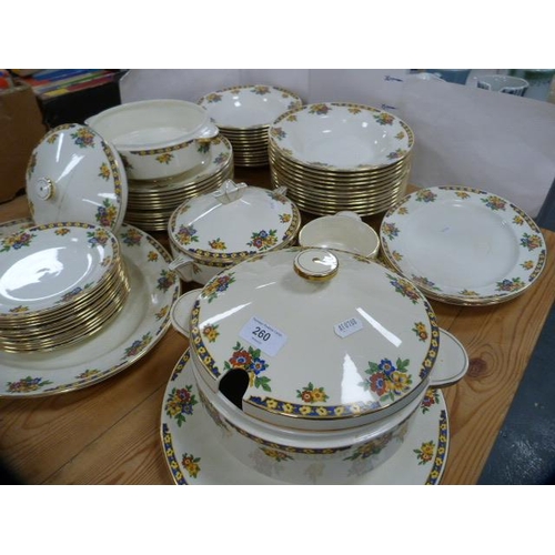 260 - Bridgwood part dinner set.