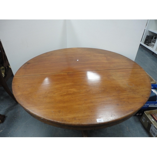 290 - Victorian mahogany breakfast table.