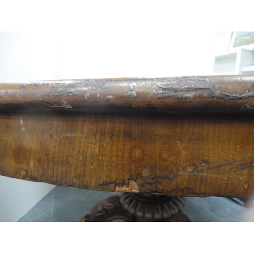 290 - Victorian mahogany breakfast table.