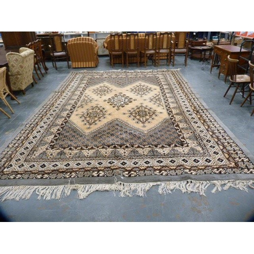 296 - Large Turkish wool carpet.