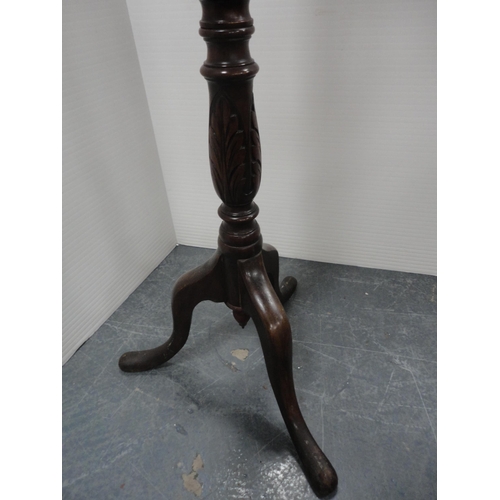 303 - Victorian mahogany torchère.