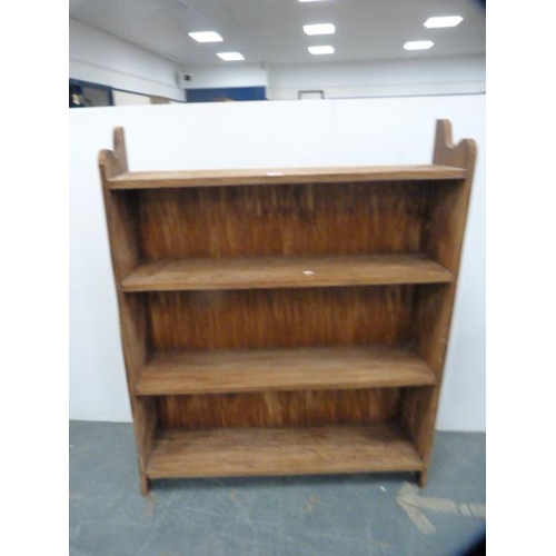 328 - Ash-effect open bookcase.