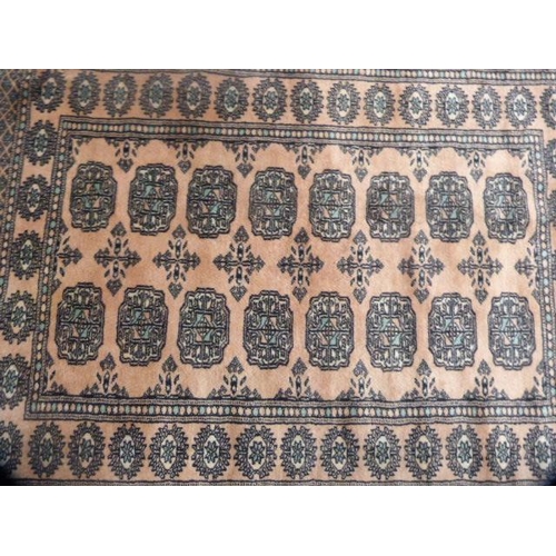 338 - Bokhara machine-made rug.