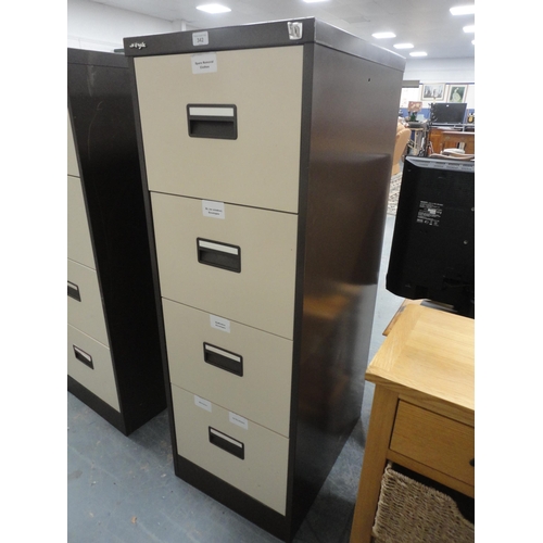 342 - Four-drawer filing cabinet.