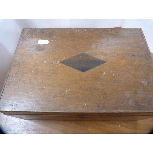 70 - Victorian portable box (lacking interior) and a Regency portable box.  (2)