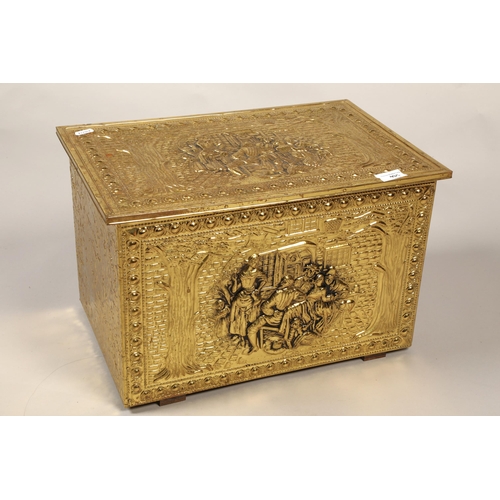 485 - Brass log box