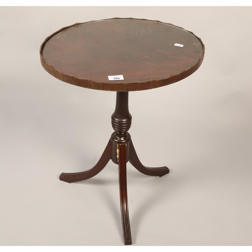 499 - Mahogany wine table