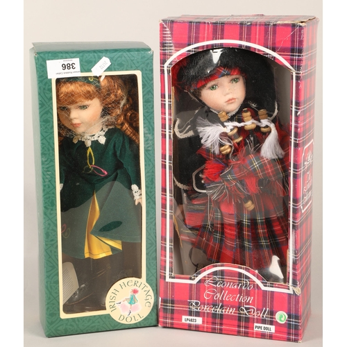 386 - Two boxed dolls