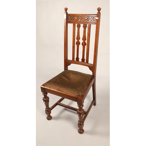 631 - Oak hall chair