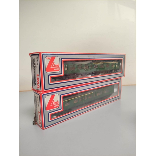 171 - Lima Railways. Eight boxed 00 gauge rolling stock carriages to include four Mk1 BSK Brake Second Cor... 