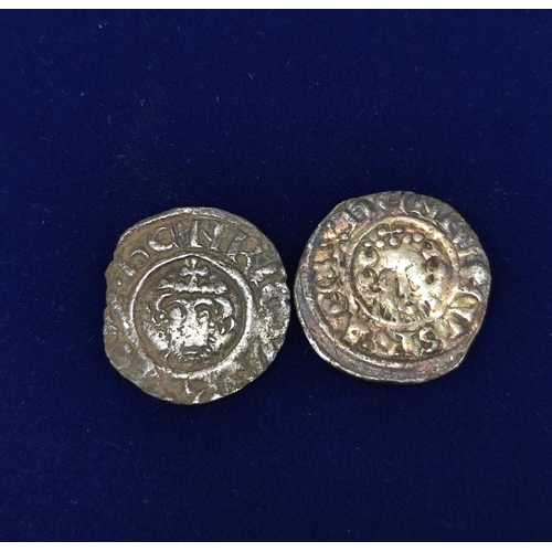 315 - Plantagenet Coinage. Two short cross silver pennies to include an issue of Richard I (1189-99) S.134... 