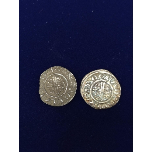 315 - Plantagenet Coinage. Two short cross silver pennies to include an issue of Richard I (1189-99) S.134... 