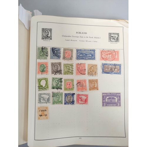 387 - A well filled collector's stamp album arranged alphabetically of world and commonwealth issues to in... 