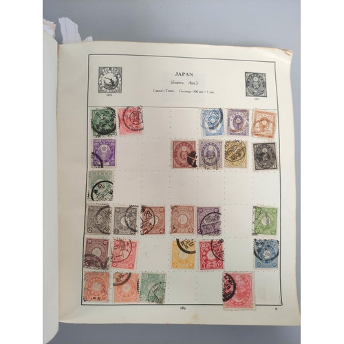 387 - A well filled collector's stamp album arranged alphabetically of world and commonwealth issues to in... 