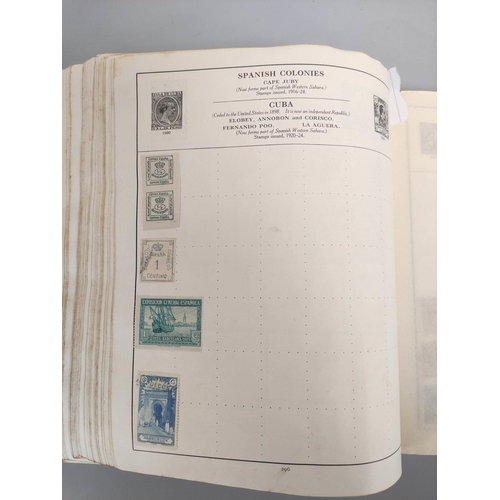 387 - A well filled collector's stamp album arranged alphabetically of world and commonwealth issues to in... 