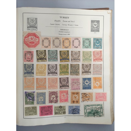 387 - A well filled collector's stamp album arranged alphabetically of world and commonwealth issues to in... 