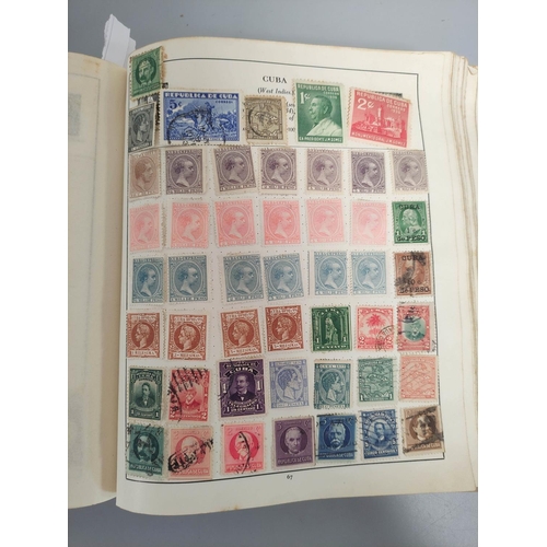 387 - A well filled collector's stamp album arranged alphabetically of world and commonwealth issues to in... 