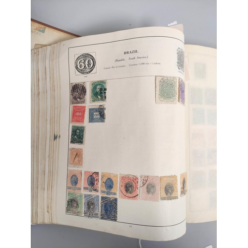 387 - A well filled collector's stamp album arranged alphabetically of world and commonwealth issues to in... 