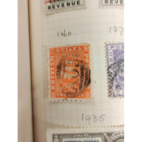 388 - Three postage stamp albums of commonwealth and world issues to include 1870s-90s Cape of Good Hope i... 