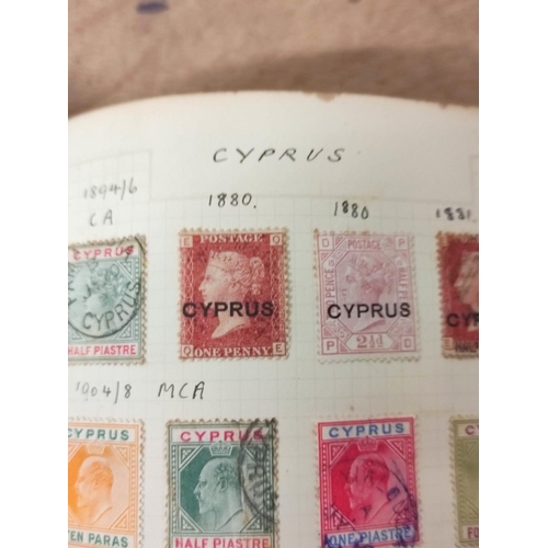 388 - Three postage stamp albums of commonwealth and world issues to include 1870s-90s Cape of Good Hope i... 