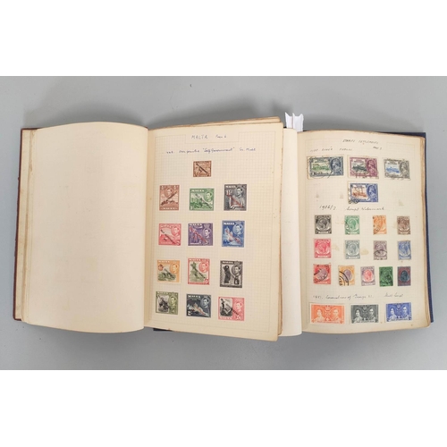 389 - Two stamp albums comprising of Commonwealth and World issues to include 18845 Stellaland issues to i... 